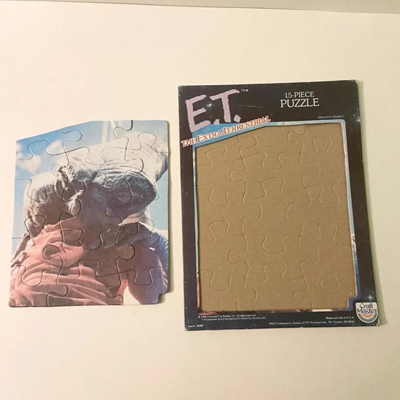 Vintage 1982 ET The Extra Terrestrial 15 Piece Tray Puzzle  Craft Master - Picture 6 of 16